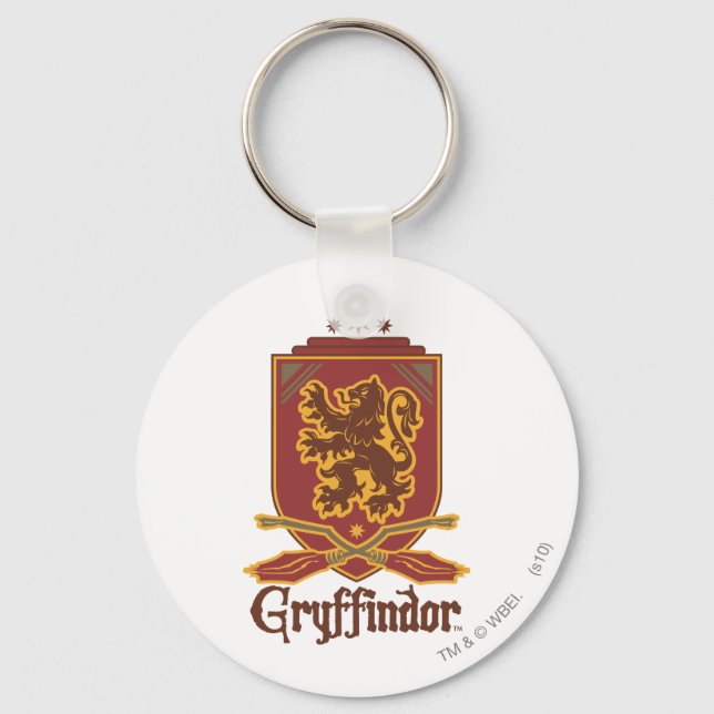Harry Potter | Gryffindor QUIDDITCH™ Abzeichen Schlüsselanhänger (Vorderseite)