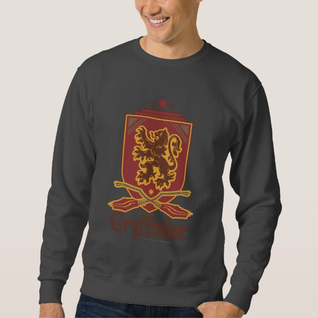Harry Potter | Gryffindor QUIDDITCH™ Abzeichen Sweatshirt (Vorderseite)
