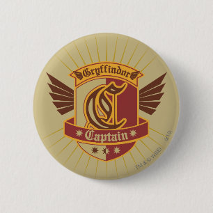 Harry Potter Gryffindor QUIDDITCH� Captain Emble Button