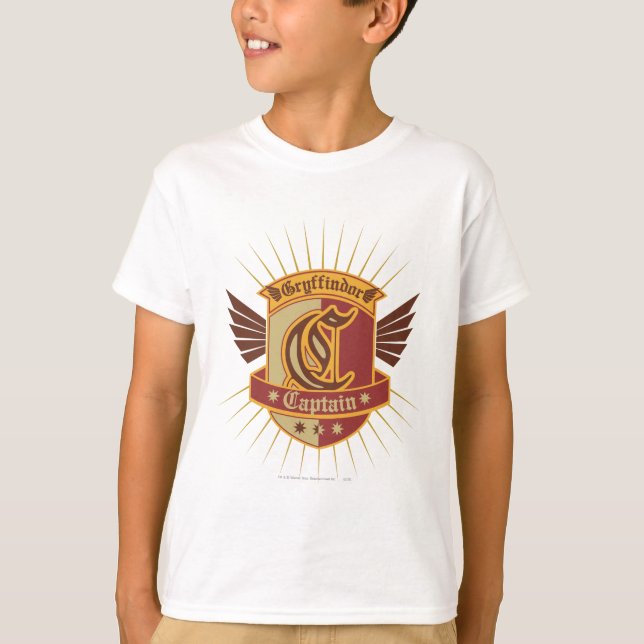 Harry Potter | Gryffindor QUIDDITCH™ Captain-Logo T-Shirt (Vorderseite)