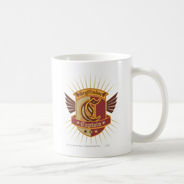Harry Potter | Gryffindor QUIDDITCH Kapitäns-Emble Tasse (Rechts)