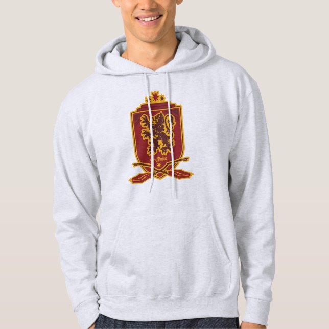 Harry Potter | Gryffindor QUIDDITCH™ Wappen Hoodie (Vorderseite)