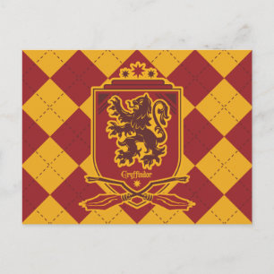 Harry Potter   Gryffindor QUIDDITCH™ Wappen Postkarte