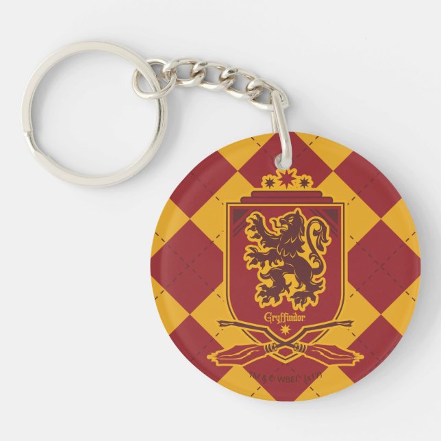 Harry Potter | Gryffindor QUIDDITCH™ Wappen Schlüsselanhänger (Vorderseite)