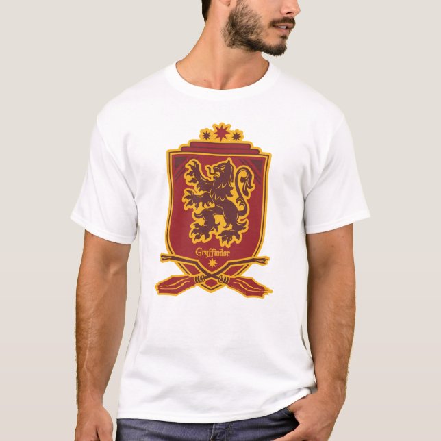 Harry Potter | Gryffindor QUIDDITCH™ Wappen T-Shirt (Vorderseite)