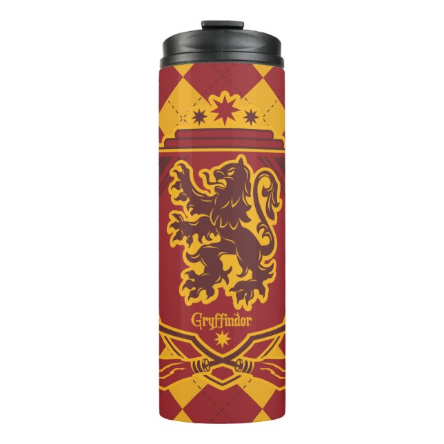 Harry Potter | Gryffindor QUIDDITCH™ Wappen Thermosbecher (Vorderseite)