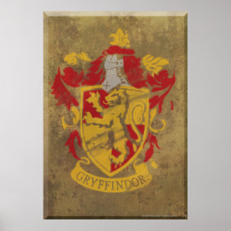 Harry Potter | Gryffindor - Retro House Wappen Poster
