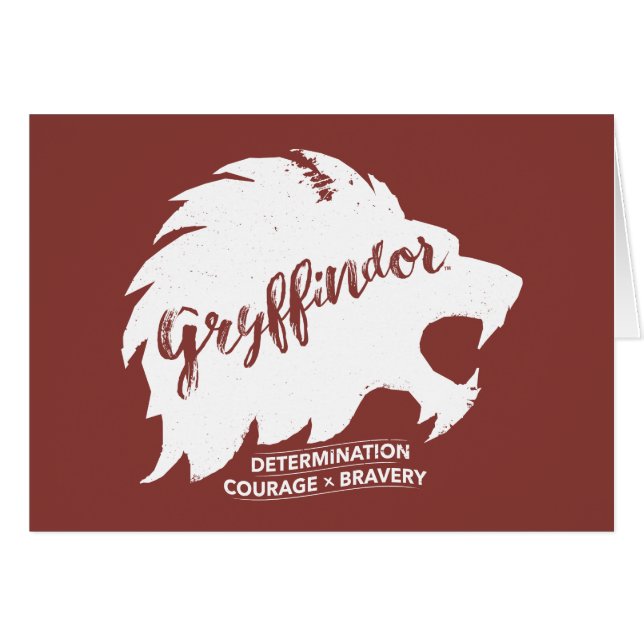 Harry Potter | GRYFFINDOR™ Silhouette Typography (Vorderseite (Horizontal))