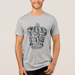 Harry Potter Gryffindor Stencil Sketch Tri-Blend Shirt