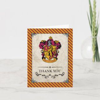 Harry Potter | Gryffindor Vielen Dank Dankeskarte