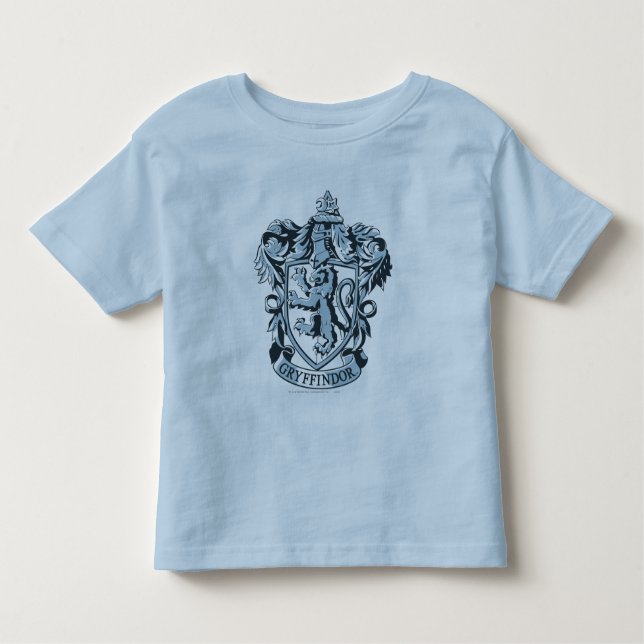 Harry Potter | Gryffindor Wappen Blue Kleinkind T-shirt (Vorderseite)