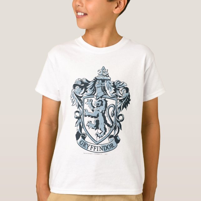 Harry Potter | Gryffindor Wappen Blue T-Shirt (Vorderseite)