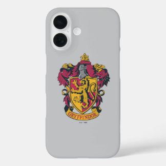 Harry Potter | Gryffindor Wappen Gold und Rot iPhone 16 Hülle