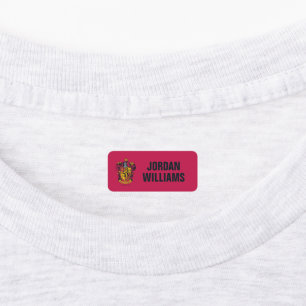 Harry Potter Gryffindor Wappen Gold und Rot Etiketten