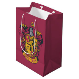 Harry Potter | Gryffindor Wappen Gold und Rot Mittlere Geschenktüte