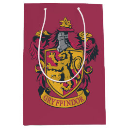 Harry Potter | Gryffindor Wappen Gold und Rot Mittlere Geschenktüte