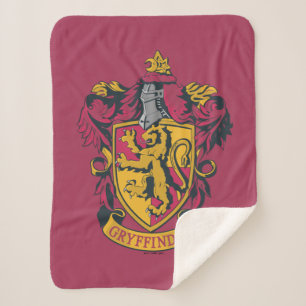 Harry Potter   Gryffindor-Wappen Gold und Rot Sherpadecke