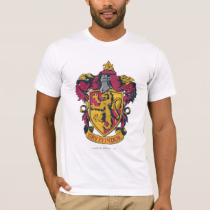 Harry Potter Gryffindor Wappen Gold und Rot T-Shirt