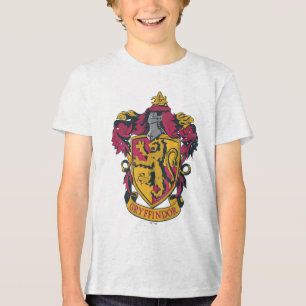 Harry Potter   Gryffindor-Wappen in Gold und Rot Tri-Blend Shirt