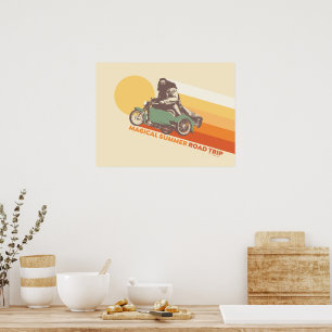 HARRY POTTER™   Hagrid Magical Summer Road Trip Poster