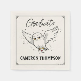 Harry Potter | Hedwig Abschlussfeier Serviette