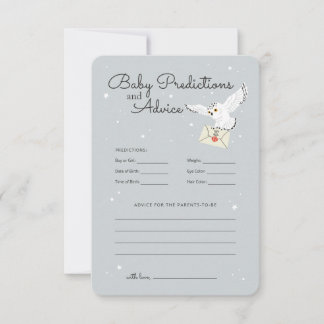 Harry Potter Hedwig - Baby Predictions & Advice Einladung