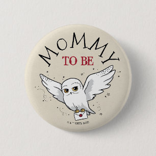 Harry Potter   Hedwig Baby Shower Mommy zu sein Button