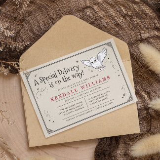 Harry Potter | Hedwig Baby Sprinkle Einladung