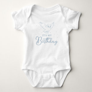 Harry Potter Hedwig Blau Magischer Geburtstag Baby Strampler