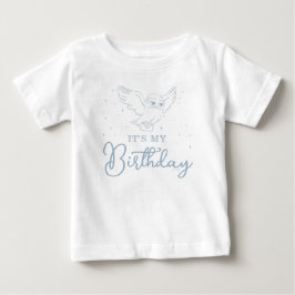 Harry Potter Hedwig Blau Magischer Geburtstag Baby T-shirt