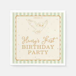Harry Potter Hedwig Grüner Magischer Geburtstag Serviette