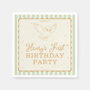 Harry Potter Hedwig Grüner Magischer Geburtstag Serviette