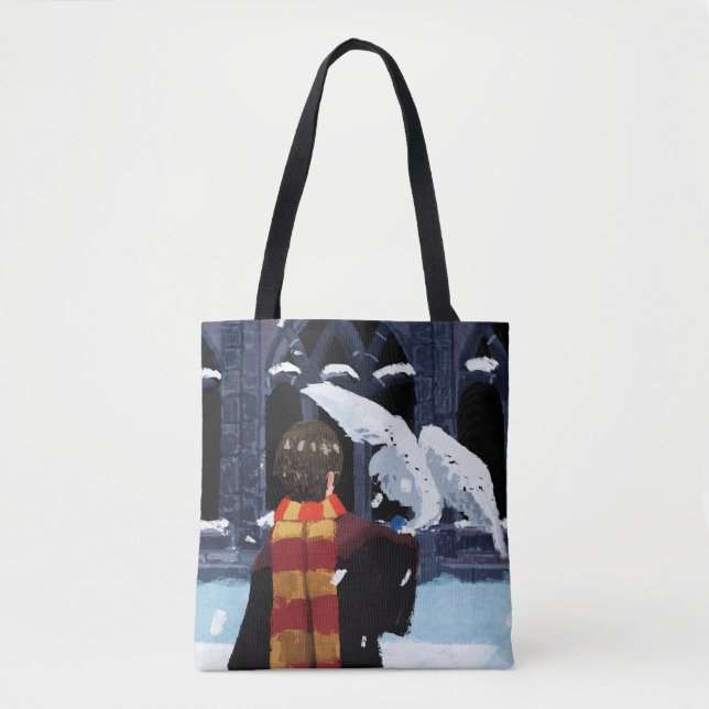 HARRY POTTER™ & Hedwig im Schnee (Vorderseite)