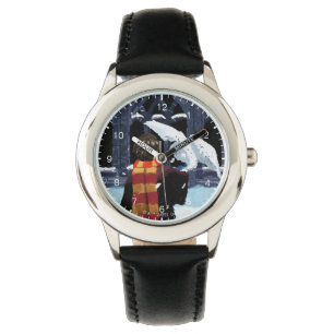 HARRY POTTER™ & Hedwig im Schnee Armbanduhr