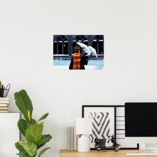 HARRY POTTER™ & Hedwig im Schnee Poster