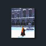 HARRY POTTER™ & Hedwig in HOGWARTS™ Hof Leinwanddruck<br><div class="desc">Karo mit seiner Eule Hedwig im Hof von Hogwarts diese traumhafte Illustration von Harry aus!</div>