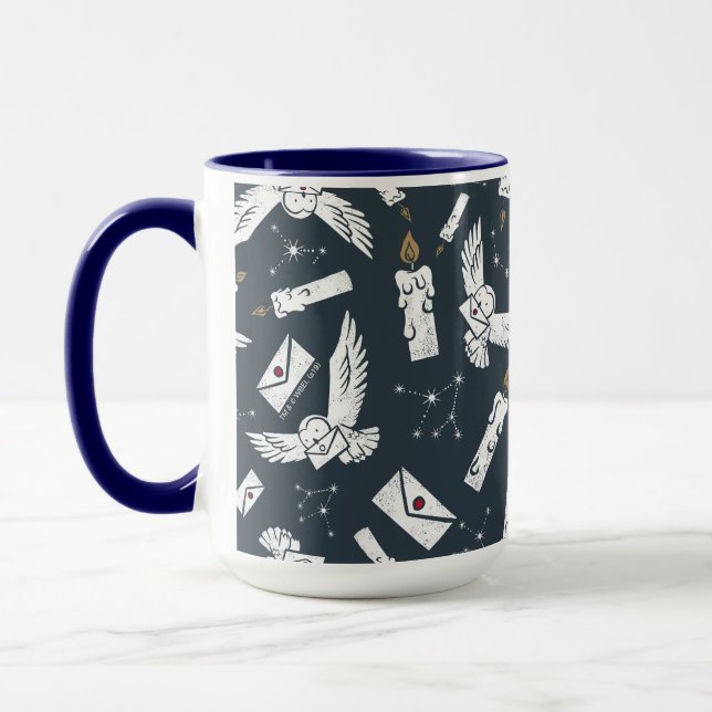 HARRY POTTER™ Hedwig liefert Briefe Muster Tasse (Links)