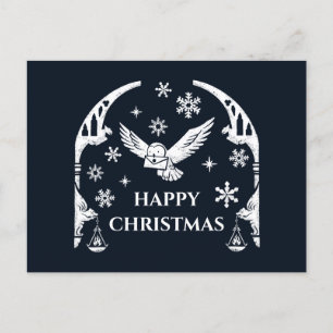 HARRY POTTER™ Hedwig liefert Weihnachtsbrief Feiertagspostkarte