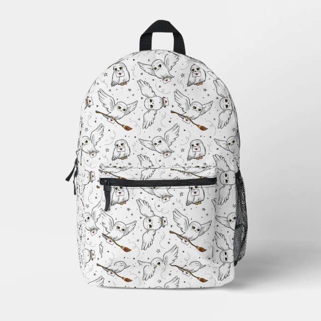 Harry Potter | Hedwig-Muster - Babyparty Bedruckter Rucksack (Vorderseite)