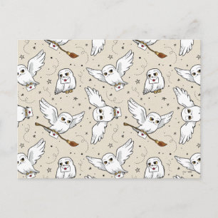 Harry Potter   Hedwig-Muster Postkarte