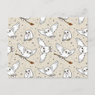 Harry Potter | Hedwig-Muster Postkarte