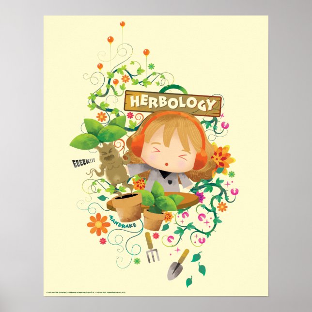 Harry Potter | Hermione Herbology Class Graphic Poster (Vorne)