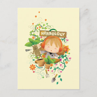 Harry Potter | Hermione Herbology Class Graphic Postkarte