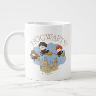 HARRY POTTER™, Hermione & Ron Fly Over HOGWARTS™ Jumbo-Tasse