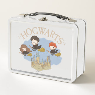 HARRY POTTER™, Hermione & Ron Fly Over HOGWARTS™ Metall Brotdose