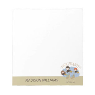 HARRY POTTER™, Hermione & Ron Fly Over HOGWARTS™ Notizblock