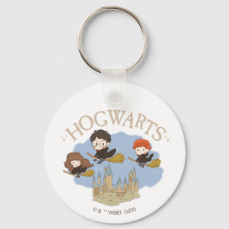 HARRY POTTER™, Hermione & Ron Fly Over HOGWARTS™ Schlüsselanhänger