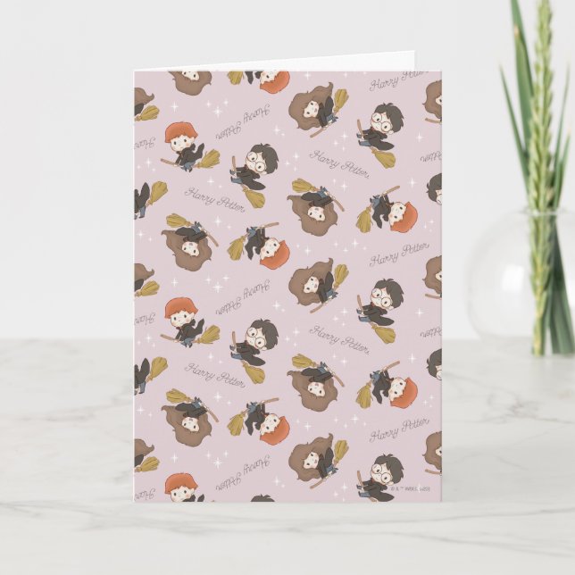 HARRY POTTER™, Hermione & Ron Flying Pattern Karte (Vorderseite)