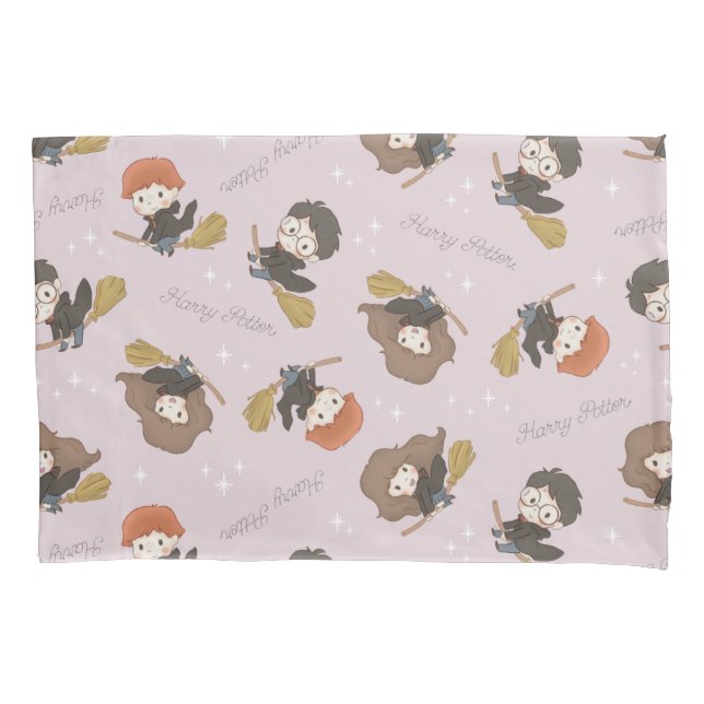 HARRY POTTER™, Hermione & Ron Flying Pattern Kissenbezug (Vorderseite)