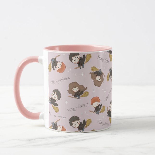HARRY POTTER™, Hermione & Ron Flying Pattern Tasse (Links)